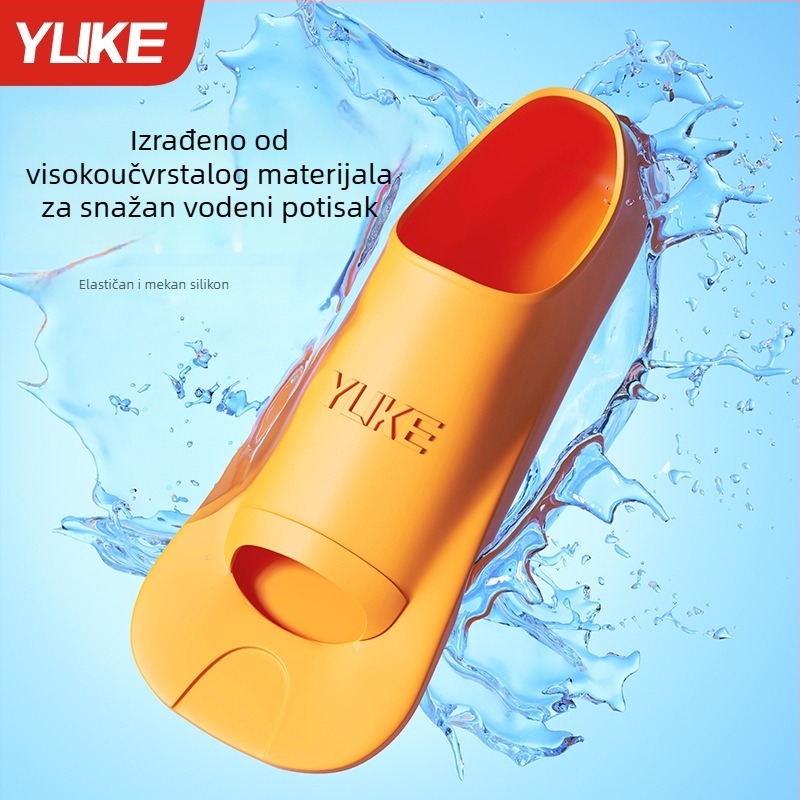 Silikonske kratke peraje za plivanje za odrasle – lagana oprema za ronilački trening