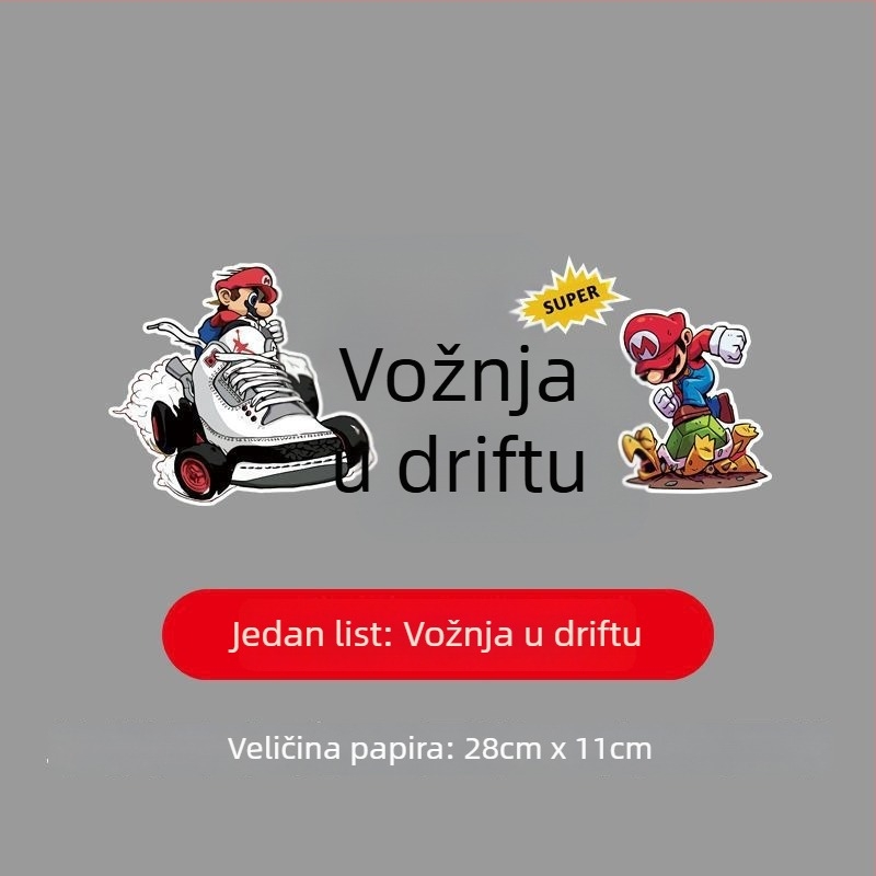 Dekorativne naljepnice za električna vozila – vodootporne, reflektirajuće naljepnice s točkasto crtom za automobile i motocikle; Marka: Unique; Materijal: Drugo