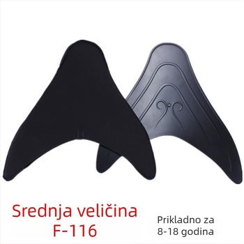Selltene plivačke fins za odrasle — Jednodijelna oprema za ronjenje, materijal: PP + ronilački platno, brend BHS, prilagodljivo
