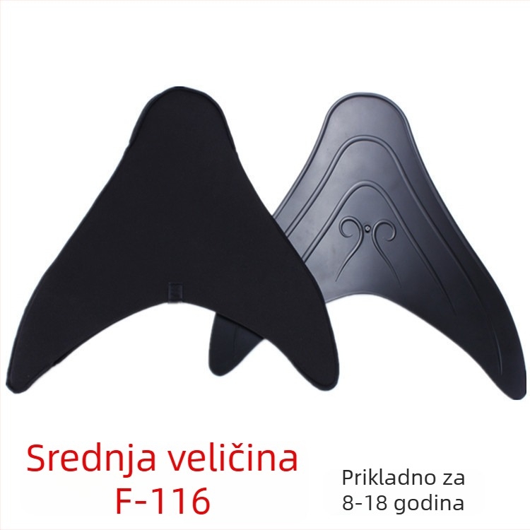 Selltene plivačke fins za odrasle — Jednodijelna oprema za ronjenje, materijal: PP + ronilački platno, brend BHS, prilagodljivo
