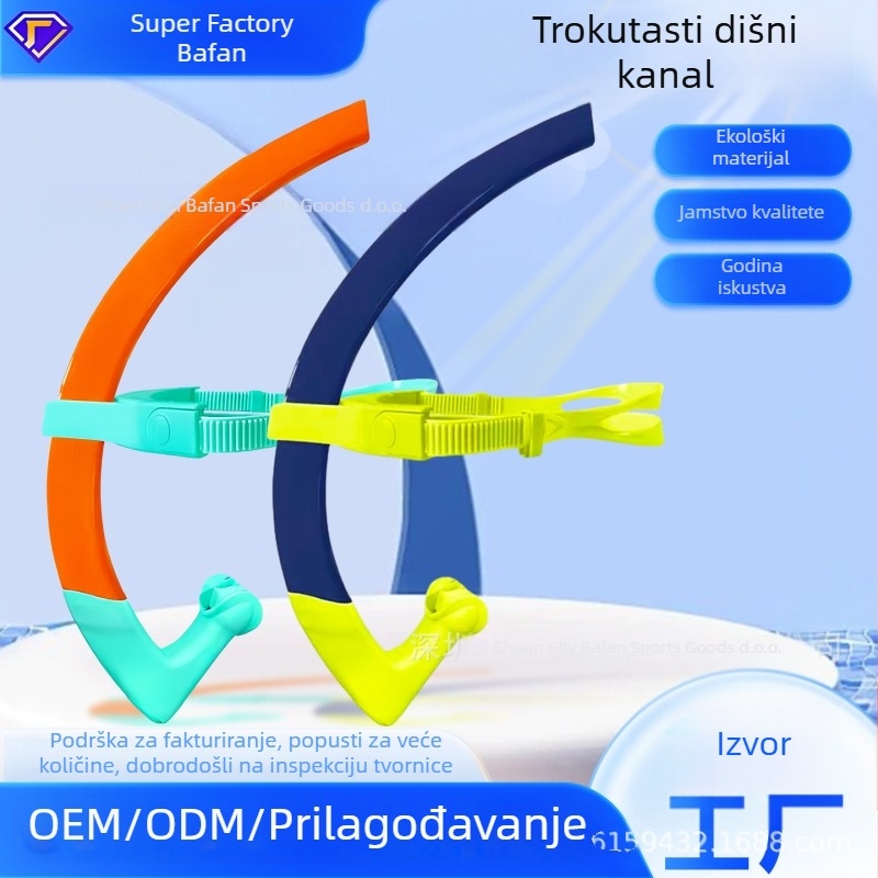 Usnik za šnorkel, trokutasti silikon, mokav tip, materijal: PC + silikagel
