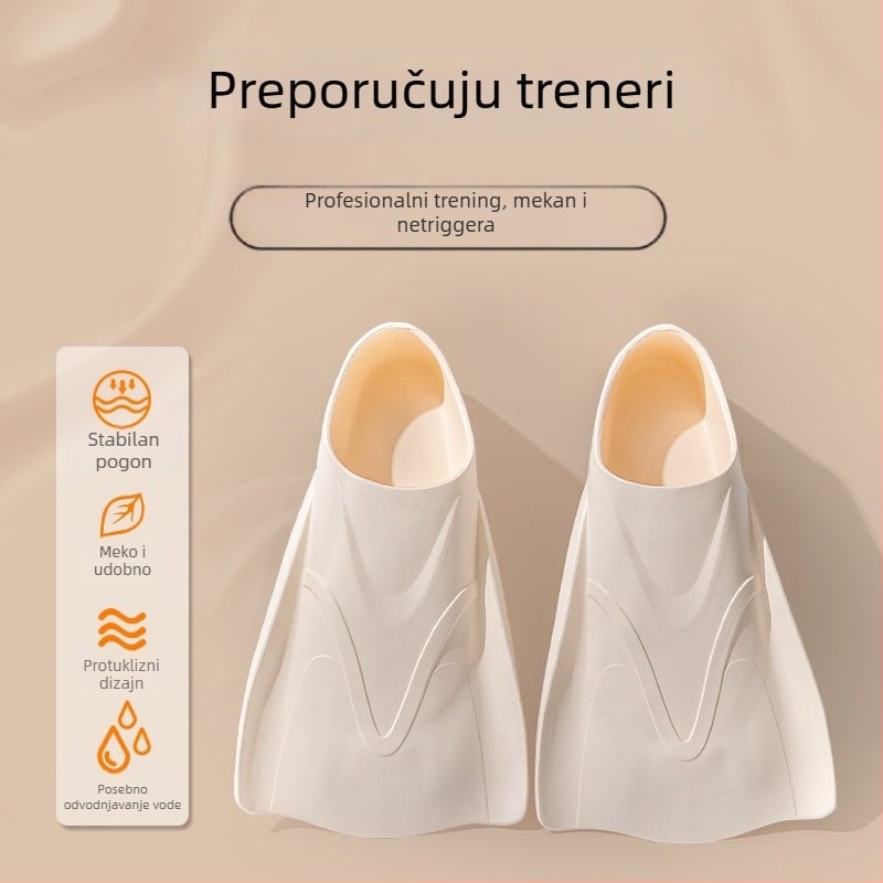 Profesionalne plivačke peraje od EVA, kratke trening peraje za slobodni stil, za odrasle i djecu, ronjenje