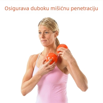 PVC fascijalna kugla za opuštanje zdjelice – napuhiva masažna kugla, prilagodljiva, za zdravlje zdjelice, joga/pilates