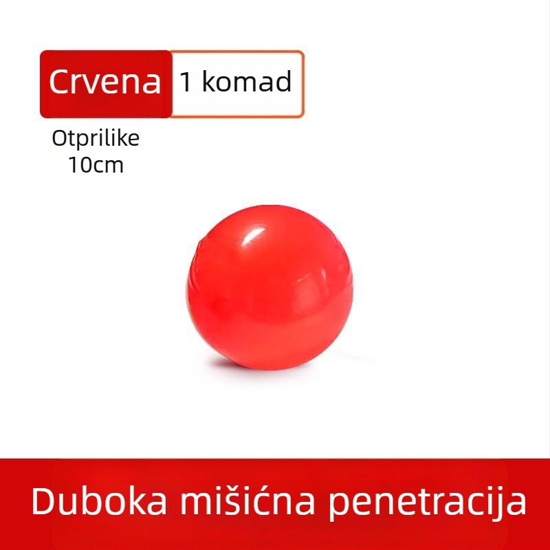 PVC fascijalna kugla za opuštanje zdjelice – napuhiva masažna kugla, prilagodljiva, za zdravlje zdjelice, joga/pilates
