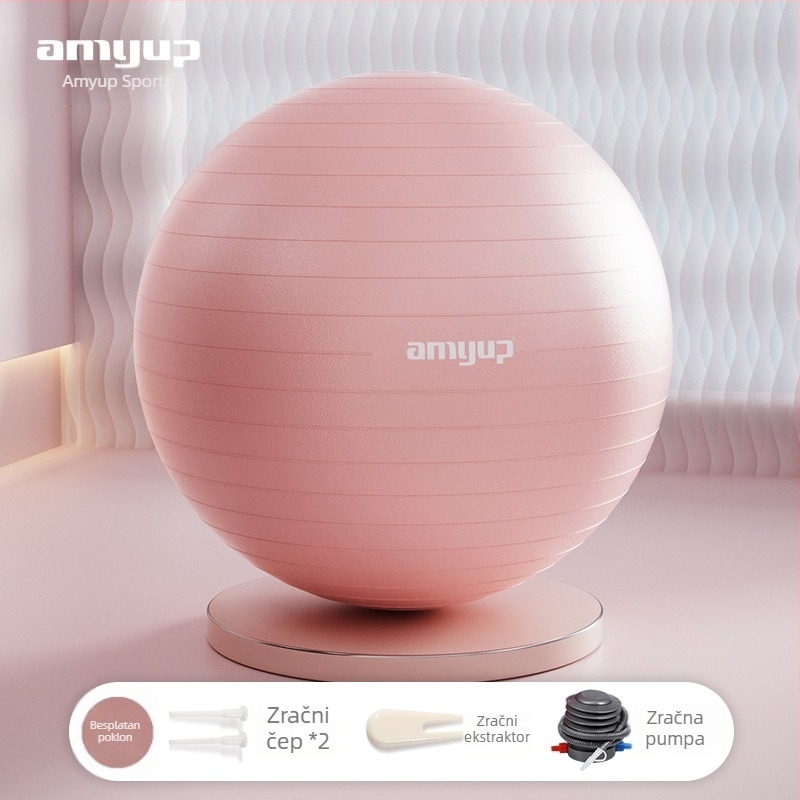 Joga lopta, debela, otporno na eksploziju, fitness lopta za trudnice i podršku pri porodu, PVC, pomoć za jogu, dječja osjetilna trening lopta i lopta za ravnotežu, promjer 55 cm.