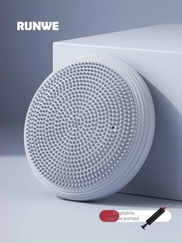 Joga balansna podloga s napuhnutom zračnom loptom, pločom za ravnotežu i masaznom pločom za jačanje jezgre i rehabilitaciju – PVC, 1000 g, RMWANG