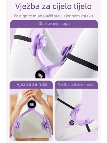 Joga trener za nogu s ABS remenom za jačanje zdjelice i unutarnje strane bedra