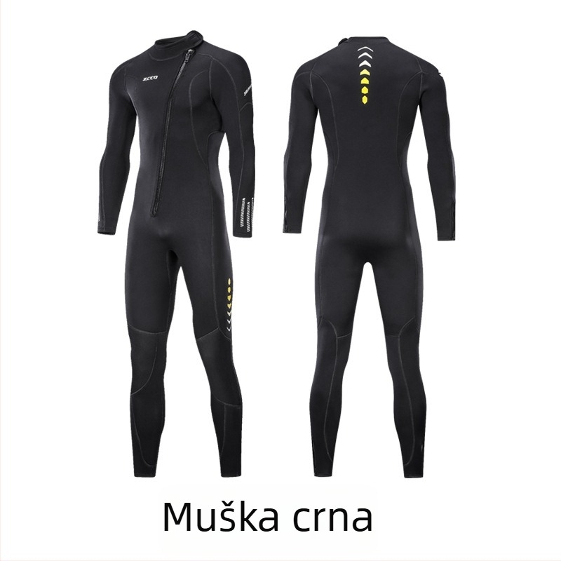 ZCCO 3mm neoprenski puni wetsuit unisex, dugi rukav, za ronjenje, snorkeling i zimsko plivanje