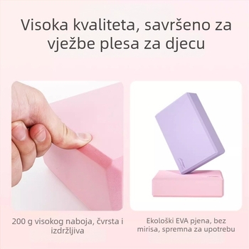 Li Ning joga blok, pjena visoke gustoće, alat za pritiskanje nogu, dodatak za jogu, porijeklo Zhejiang