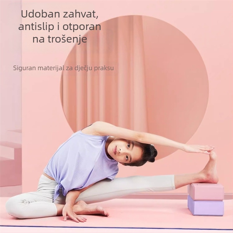 Li Ning joga blok, pjena visoke gustoće, alat za pritiskanje nogu, dodatak za jogu, porijeklo Zhejiang