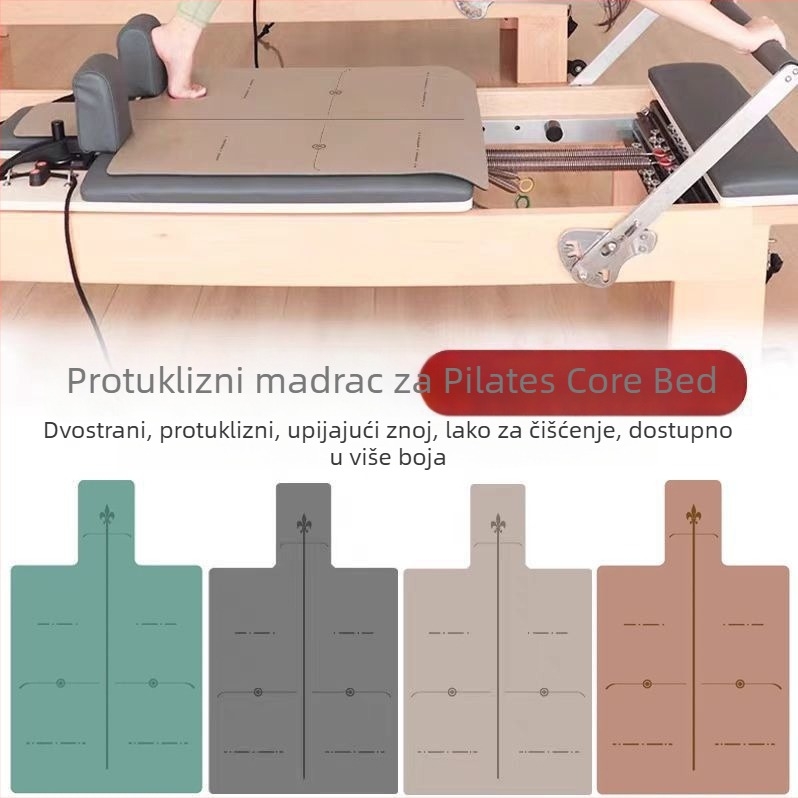 Pilates ručnik za podlogu — protuklizni, upija vodu, upija znoj, otporan na prašinu, za kućnu upotrebu i studio joge