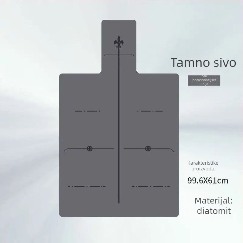 Pilates ručnik za podlogu — protuklizni, upija vodu, upija znoj, otporan na prašinu, za kućnu upotrebu i studio joge