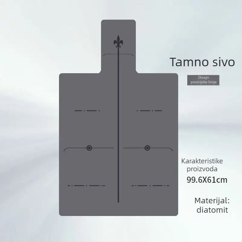 Pilates ručnik za podlogu — protuklizni, upija vodu, upija znoj, otporan na prašinu, za kućnu upotrebu i studio joge