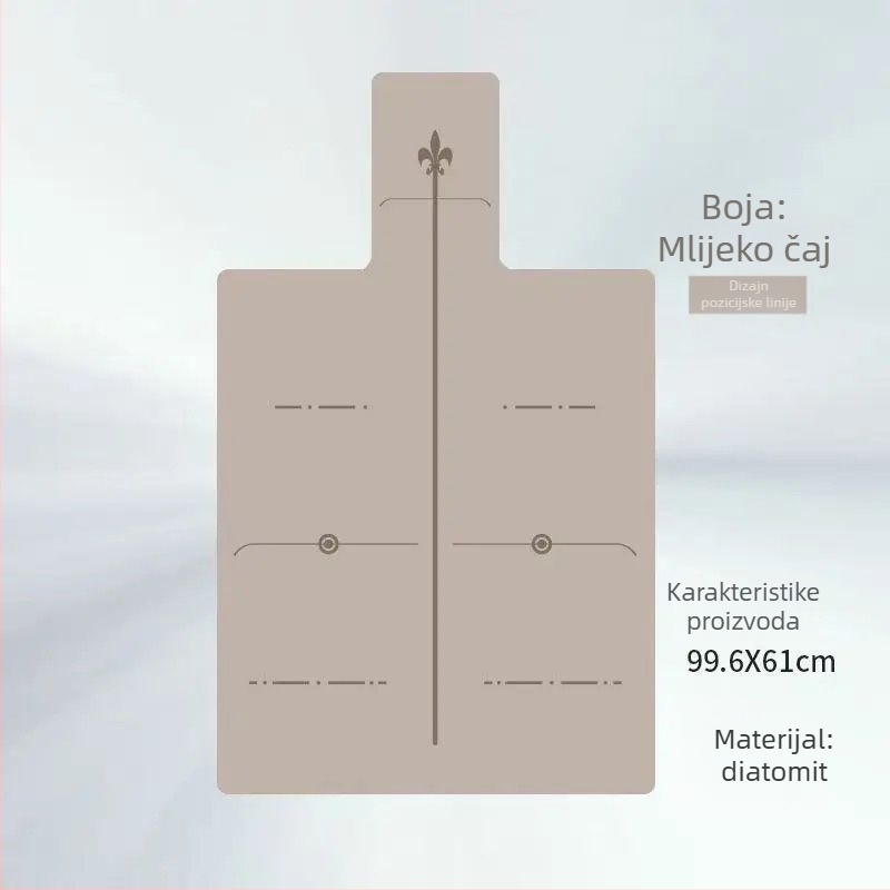 Pilates ručnik za podlogu — protuklizni, upija vodu, upija znoj, otporan na prašinu, za kućnu upotrebu i studio joge