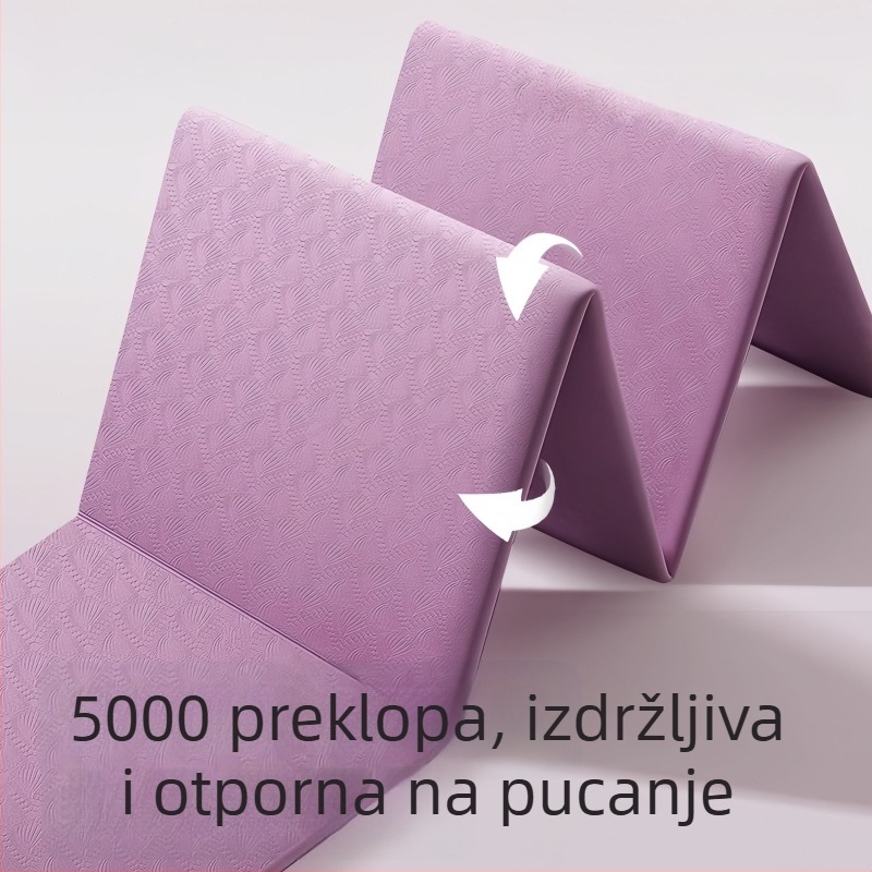 Sklopiva prostirka za jogu, prijenosna za vježbanje, kućna prostirka za dječji san, debeli prostirka