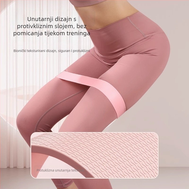 Silikonska elastična traka za jogu i fitness — dodatak za jogu