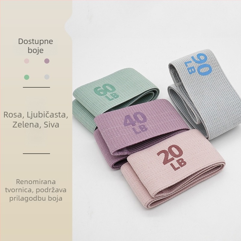 Hull pleteni pojas otpora kukova za jogu – trening kukova, čučnjevi, toniziranje