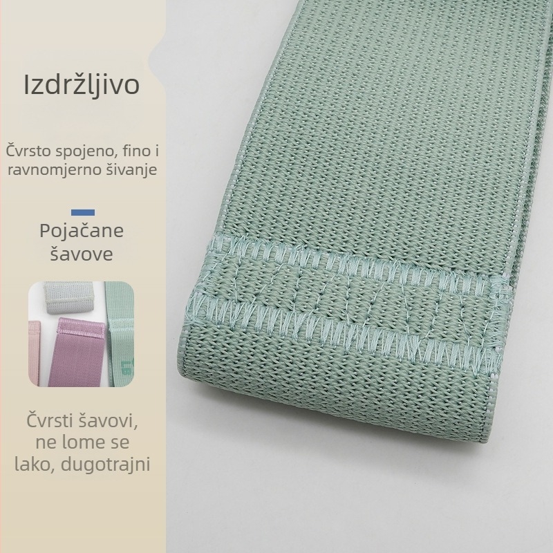 Hull pleteni pojas otpora kukova za jogu – trening kukova, čučnjevi, toniziranje