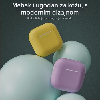 Silikonska zaštitna maska za AirPods Pro 2, AirPods (1–2 Gen) i AirPods (3–4 Gen) s graviranim uzorkom