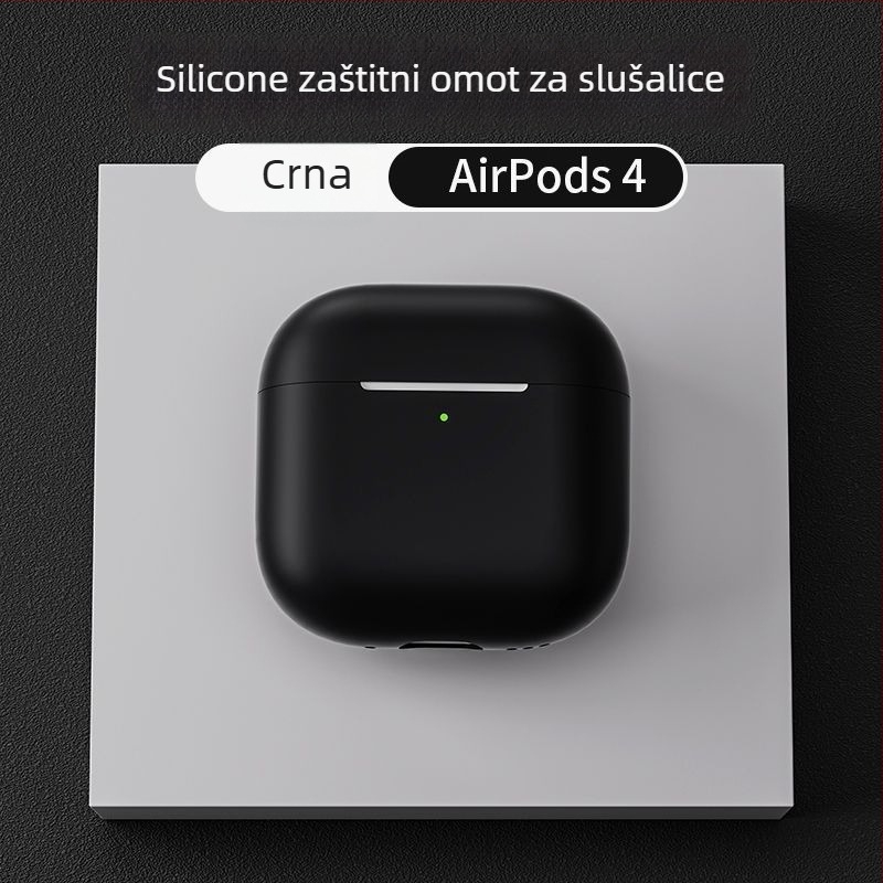 Silikonska zaštitna maska za AirPods Pro 2, AirPods (1–2 Gen) i AirPods (3–4 Gen) s graviranim uzorkom