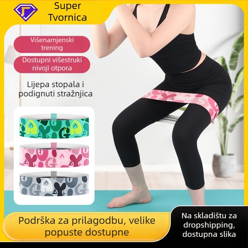 Green Rider Yoga Otporni Pojas - Poliester-bavlena rastezljiva traka za podizanje stražnjice i čučnjeva (Brand: Green Rider, Materijal: Poliester-bavlena, Kategorija: Stretch Strap/Yoga Rope, Upotreba: Podizanje stražnjice i čučnjevi)