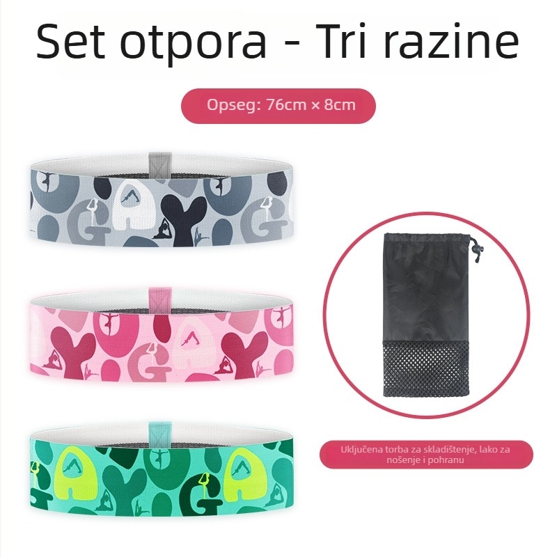 Green Rider Yoga Otporni Pojas - Poliester-bavlena rastezljiva traka za podizanje stražnjice i čučnjeva (Brand: Green Rider, Materijal: Poliester-bavlena, Kategorija: Stretch Strap/Yoga Rope, Upotreba: Podizanje stražnjice i čučnjevi)