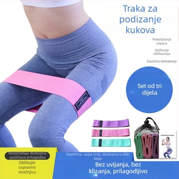 Tedaxi joga stretch strap — materijal: lateks, svila, poliester i pamuk; jednofarbni uzorak; pogodno za fitness opremu, oblikovanje tijela, plesne pokrete