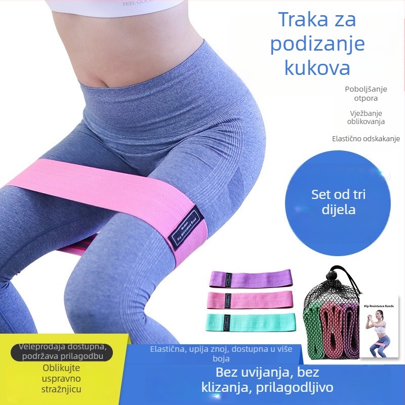 Tedaxi joga stretch strap — materijal: lateks, svila, poliester i pamuk; jednofarbni uzorak; pogodno za fitness opremu, oblikovanje tijela, plesne pokrete