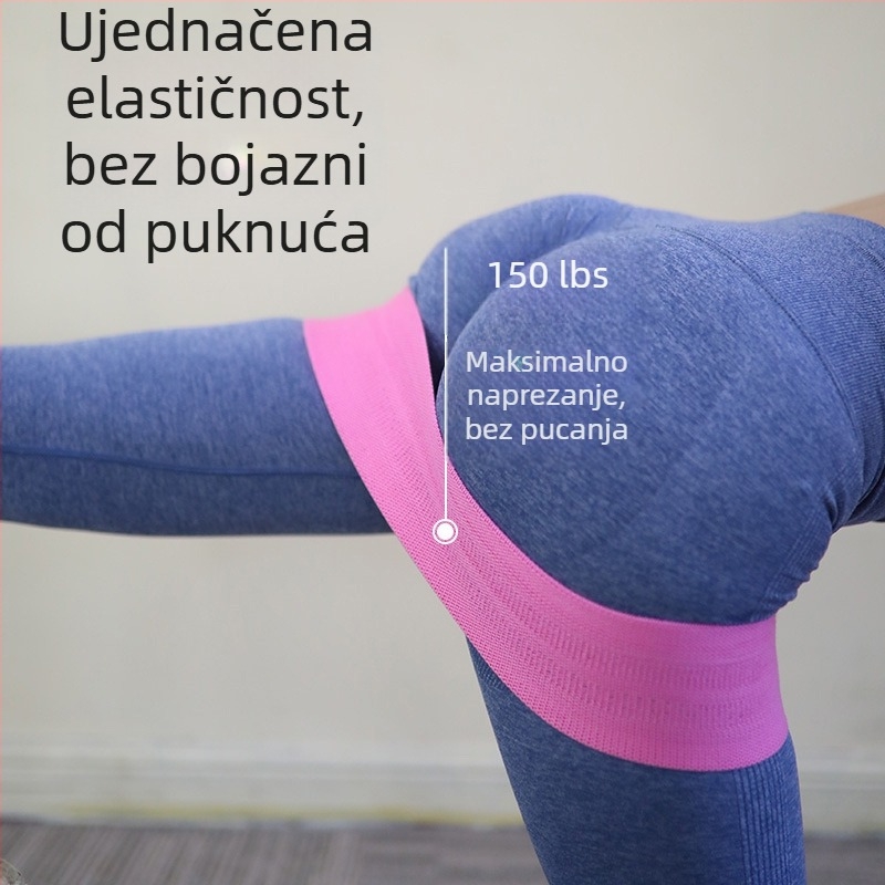 Tedaxi joga stretch strap — materijal: lateks, svila, poliester i pamuk; jednofarbni uzorak; pogodno za fitness opremu, oblikovanje tijela, plesne pokrete