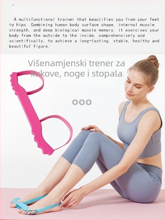 Silikonska elastična traka za oblikovanje nogu – podizanje bokova, oblikovanje nogu, prevencija valgusa prstiju, treninzi lukova stopala