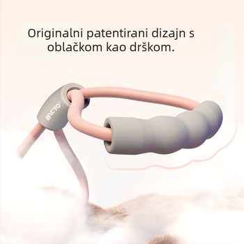 Figure-8 latex napinjač za jogu i istezanje ramena i vrata – Materijal: latex; Primjena: fitness oprema i zdravstveni masažni programi; Pogodno za tinejdžere