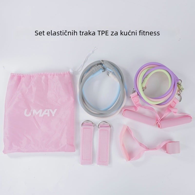 TPE napinjač užeta, 10-50 lb, za tinejdžere i odrasle – kućna fitness oprema