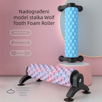 Pjenasti valjak sa držačem i jogičkim stubom za opuštanje listova i masažu meridijana – Materijal EVA, Brand Guangdi
