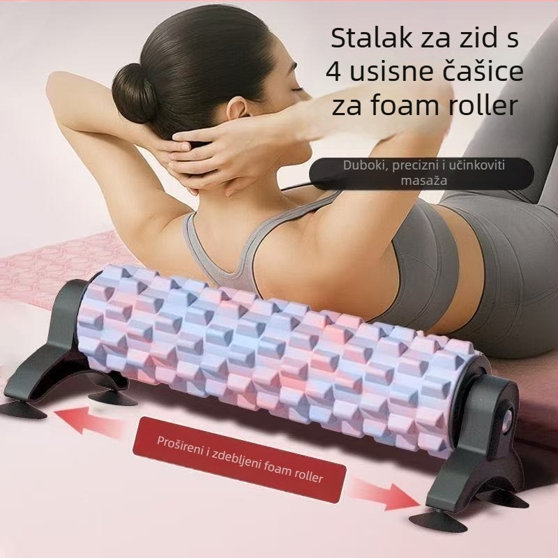 Pjenasti valjak sa držačem i jogičkim stubom za opuštanje listova i masažu meridijana – Materijal EVA, Brand Guangdi