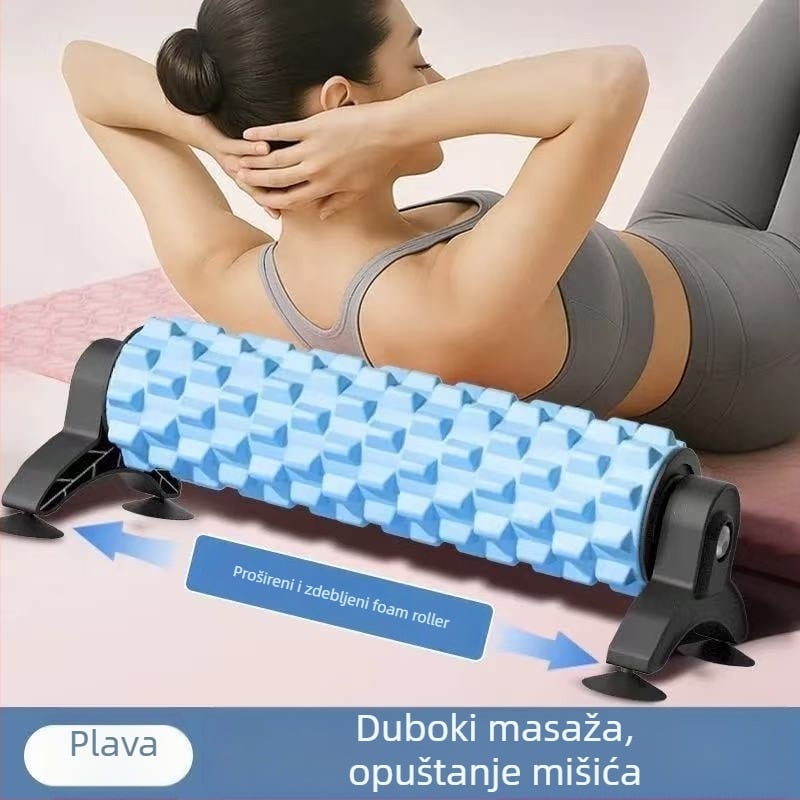 Pjenasti valjak sa držačem i jogičkim stubom za opuštanje listova i masažu meridijana – Materijal EVA, Brand Guangdi