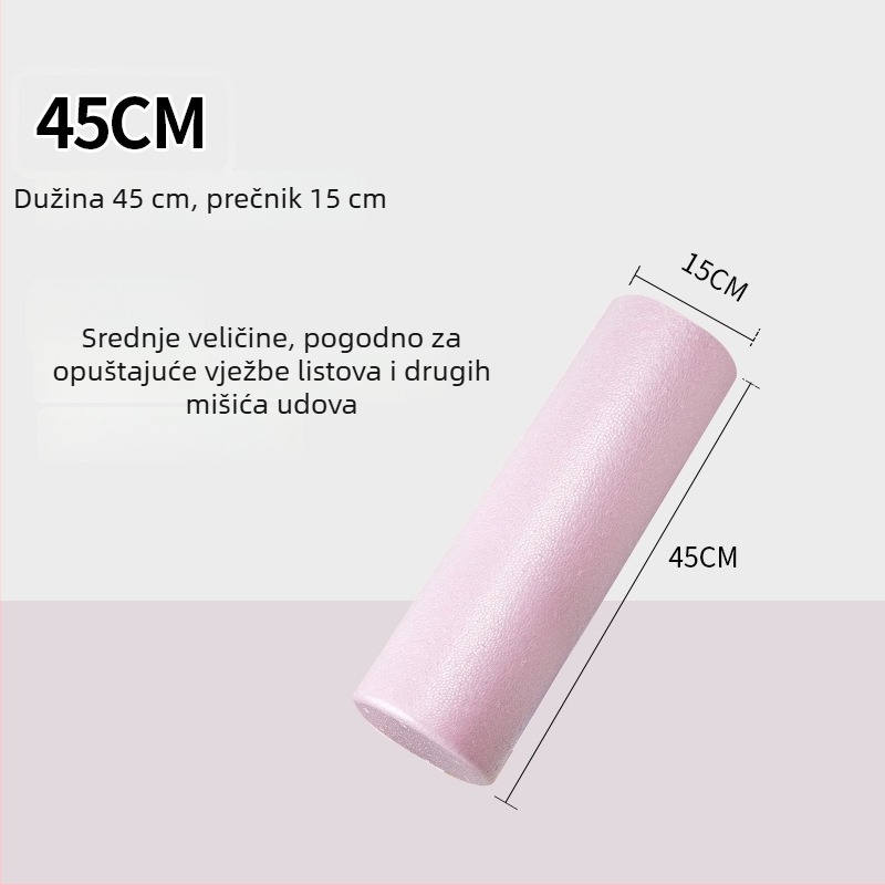 Čvrsta pjena rolna za jogu – istezanje leđa i opuštanje mišića, glatka pjena