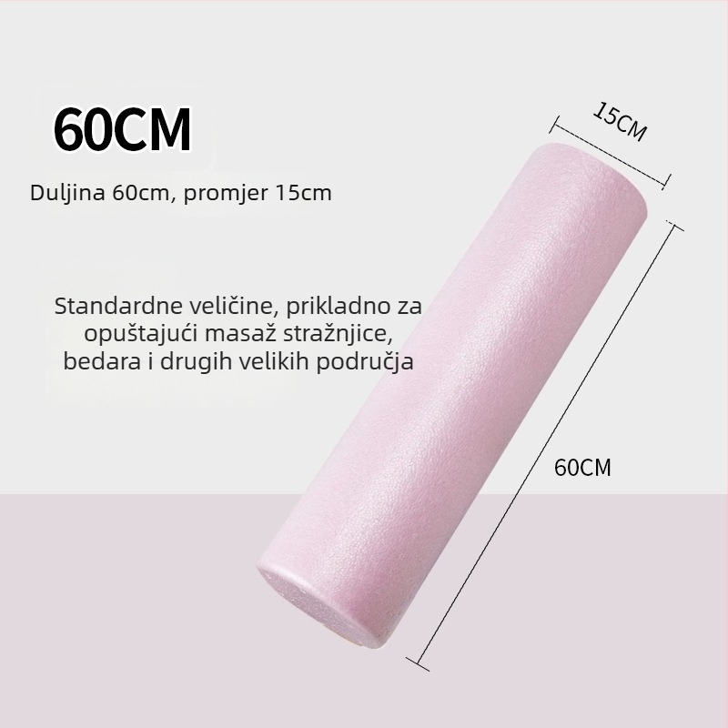 Čvrsta pjena rolna za jogu – istezanje leđa i opuštanje mišića, glatka pjena