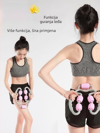 Massager s pet kotačićima – Qiongbin Sports; Dodaci za jogu; za zdravu masažu i tjelesni fitness