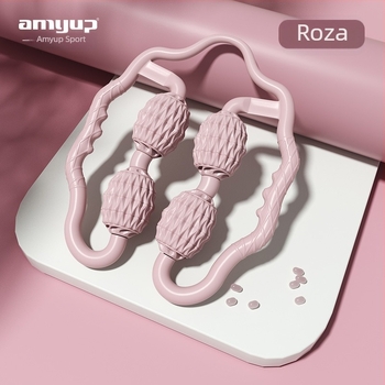 Leg Clamp Masažna Palica s Four-Wheel Foam Roller – Emmy Leg Clip New 003 za Jogu i Fitness