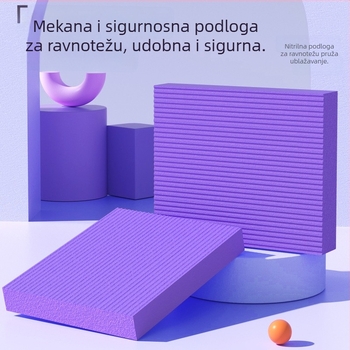 NBR ravnotežna podloga za jogu – povećana i debela, podrška za trening jezgre i ab wheel