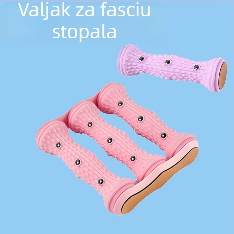 Valjak za masažu plantarne fascije – trening luka i opuštanje nogu – masažni dodatak za jogu
