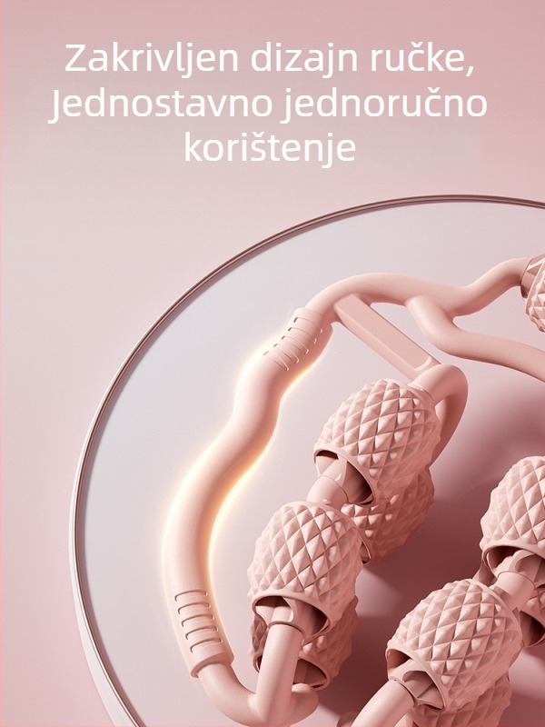 Massager za noge s rollerom i prstenom – ABS, ADKING, dodatna oprema za jogu, zdravstvena masaža i fitness