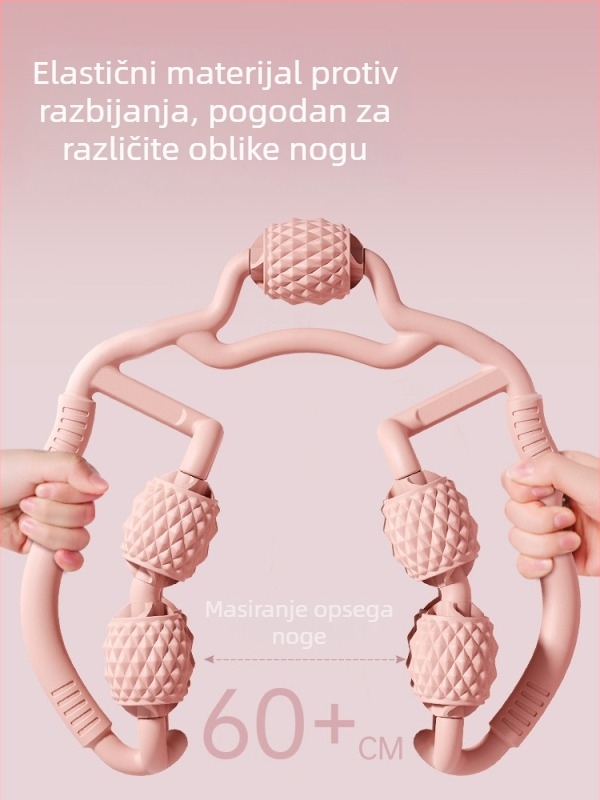 Massager za noge s rollerom i prstenom – ABS, ADKING, dodatna oprema za jogu, zdravstvena masaža i fitness