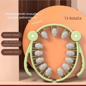 Binluo Masažer prstena — 13 kotača, valjak za bedra i listove, vježbanje mišića zdjelice, fitness