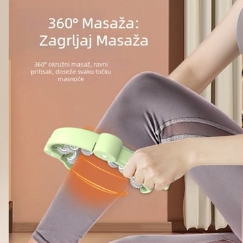 Binluo Masažer prstena — 13 kotača, valjak za bedra i listove, vježbanje mišića zdjelice, fitness