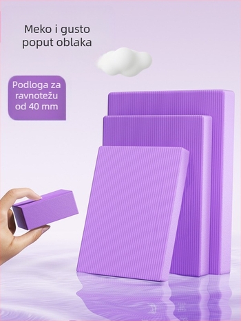 Podložak za koljeno za abdominalni kotač - NBR, 4 cm debljine, jednobojna joga podloga za trening jezgre
