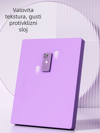 Podložak za koljeno za abdominalni kotač - NBR, 4 cm debljine, jednobojna joga podloga za trening jezgre