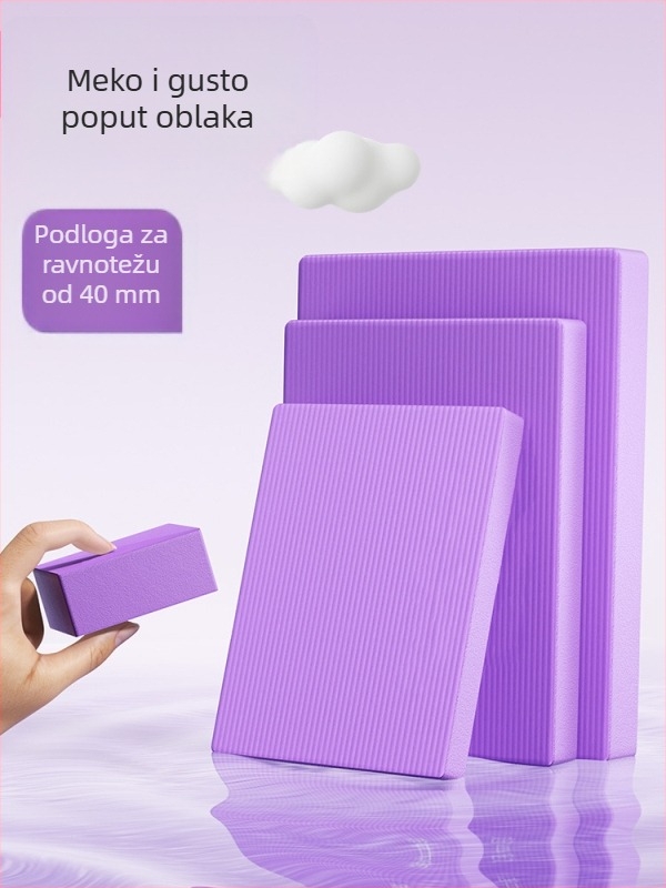 Podložak za koljeno za abdominalni kotač - NBR, 4 cm debljine, jednobojna joga podloga za trening jezgre