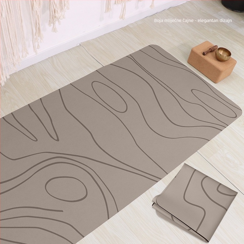 Joga podloga - sklopiva, prirodni kaučuk, debljina 1.5 cm, težina 1300 g, protuklizna