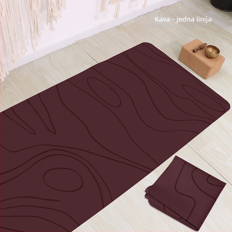 Joga podloga - sklopiva, prirodni kaučuk, debljina 1.5 cm, težina 1300 g, protuklizna